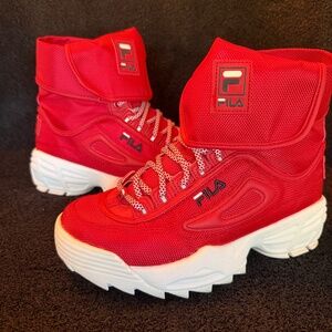FILA Disruptor Ballistic Boots Women's Size 7.5